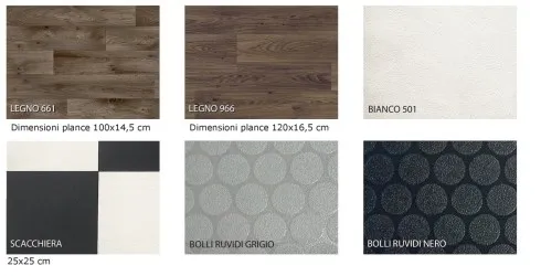 PAVIMENTO PVC IN ROTOLO 2 metri | Cartella colori 2